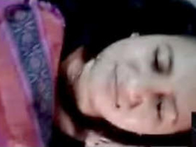 A girl with big butt masturbates on video call