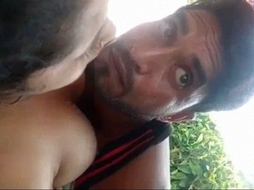Desi couple from Bhopal engages in outdoor sex on video