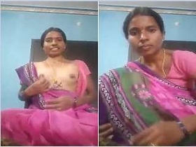 Telugu bhabhi stripping and pleasuring herself