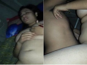 Desi Indian girl gets anal pleasure in car with lover