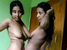 Indian twin sisters go nude and engage in lesbian activity