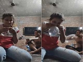Mistress and sub engage in condom play for romance and pleasure