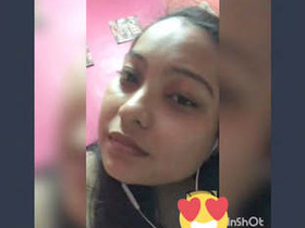 Young girl flaunts her body in a steamy video