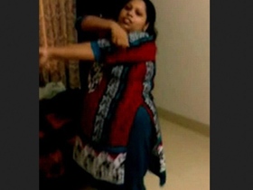 Indian bhabhi and her husband in steamy video