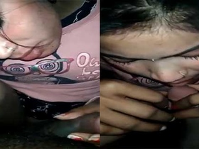 Desi bhabhi gives a blowjob to her lover on camera in HD