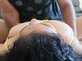 Desi wife gets a hard pounding from a young lover while her cuckolded husband watches