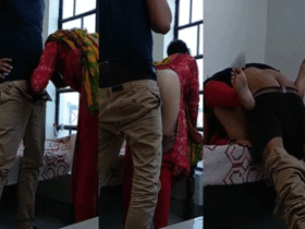 A couple from India has sex with college lovers