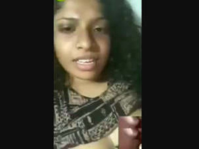 A stunning Indian babe flaunts her breasts and intimate parts on VK