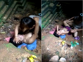 Amateur Desi girl gets paid for sex in a rural setting