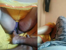 Devar pleasures her pinky pussy with foot in part 2