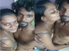 Amateur couple's romantic pussy licking session