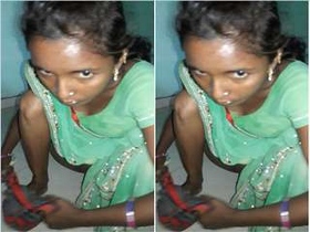 Desi babe masturbates to her boyfriend's record in exclusive video