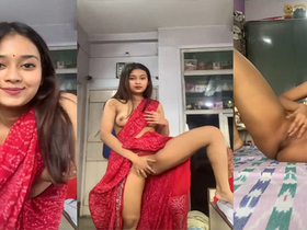 Village girl bares it all in nude show
