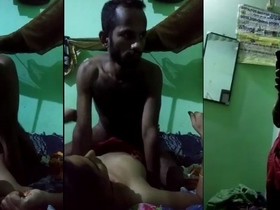 Desi couple enjoys passionate sex in the countryside