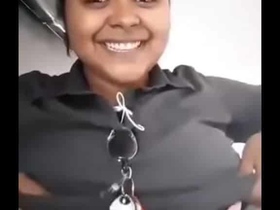 Indian woman posts MMS selfies of her large breasts