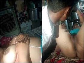 Amateur Desi bhabhi indulges in lesbian pleasure