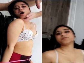 NRI babe gives a blowjob to her lover in HD video