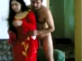 Blonde housewife with a big butt gets fucked in the riding position