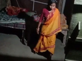 Desi bhabi gets caught and fucked by her father in law