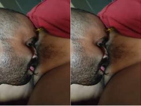 Desi MILF gets pleasured and licked by her partner in part 2