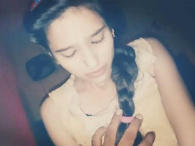 Indian girl enjoys riding her partner's cock