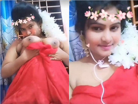 Desi Bangla babe gives a private show