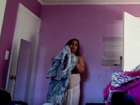 Auntie washes up in the shower