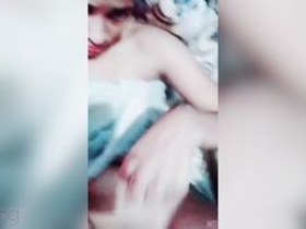 Horny Indian girl masturbates in front of camera