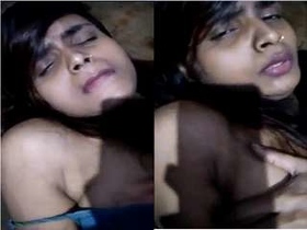 Desi babe records her solo play for her partner in part 2