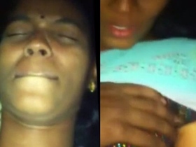 Indian Auntie's tight pink pussy gets pounded