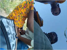 Desi girl gives outdoor blowjob and gets fucked in part 2