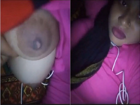 Adorable Indian girl flaunts her breasts on VK in part 1