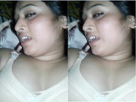 Indian couple's sensual boob play in part 2 of their romantic video