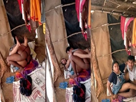 Indian couple gets caught on camera during passionate sex session