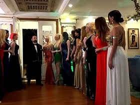 Turkish tutor Adnan Oktar leads a celebration for his followers