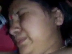 Indian MILF on a pillow gets fucked hard