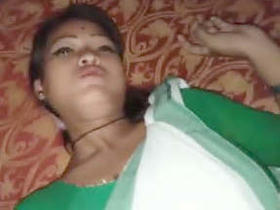 Stunning girl with a shaved pussy gets fucked in a saree