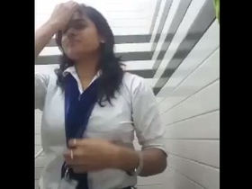 Indian girl indulges in masturbation with dildo and sex toys