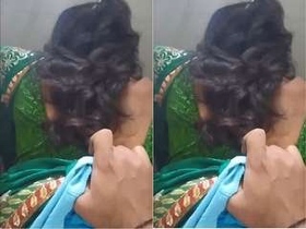 Desi college girl's big boobs bounce as she gets fucked in the toilet