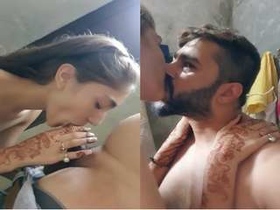 Exclusive video of a gorgeous wife giving a blowjob