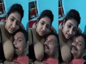 Busty Bhabhi's home video MMS scandal featuring big boobs