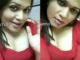 A fresh addition to the market, flaunting their ample bosom and revealing their bra straps