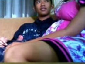 Cousin and brother get naughty at home with fingering