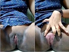 Exclusive amateur Tamil girl pleasures herself in solo video