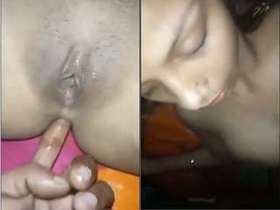Exclusive video of Desi wife getting her tight pussy fucked in anal by her hubby