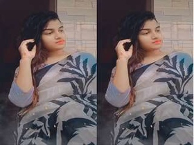 Exclusive video of a horny Indian girl flaunting her big boobs and wet pussy