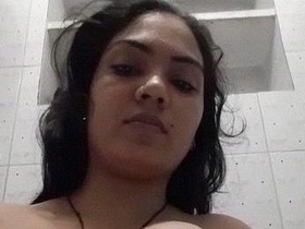 Naughty Bhabhi indulges in solo selfie fun in the bathroom