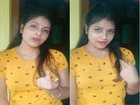 Bhabhi's bikini-clad boobs and pussy on display