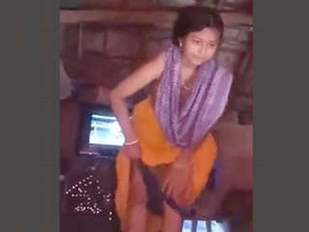 Newly married Bhabha's first nude video captured in bathroom