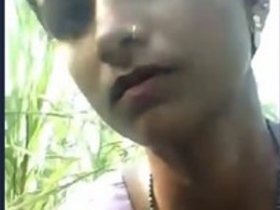 Short outdoor sex scene with an Indian girl